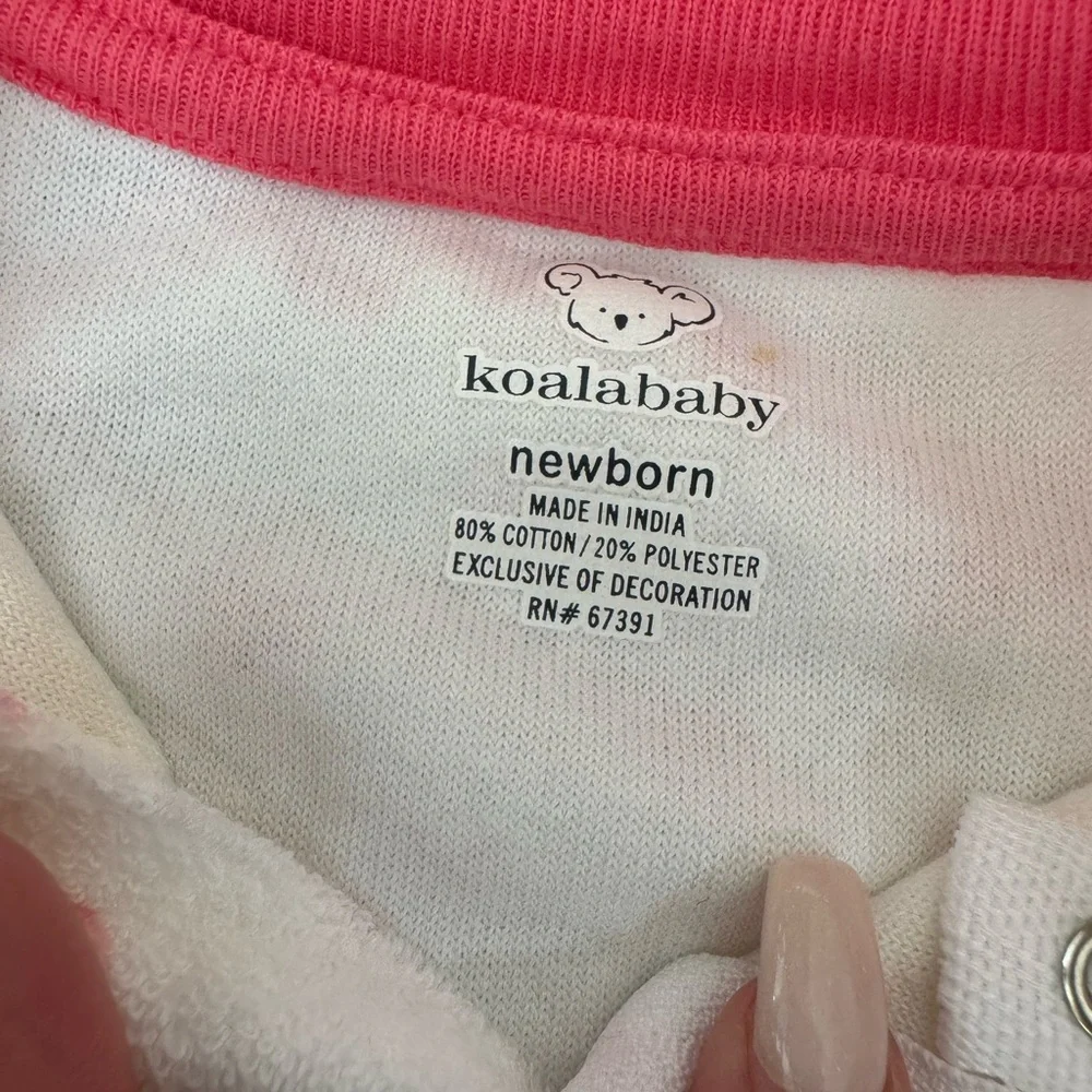 Koala Kids Black and White Footies One Pieces - Picture 6 of 6